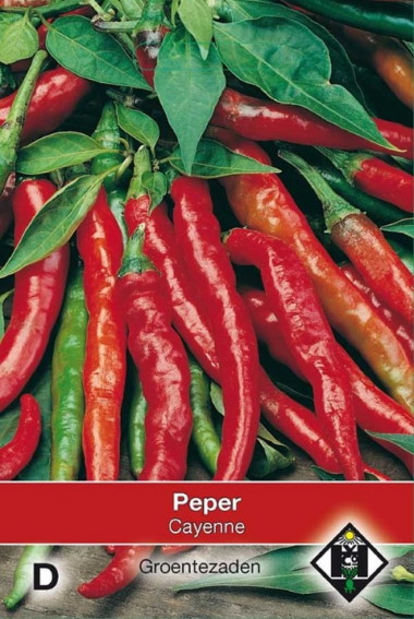 Peper Cayenne (Capsicum) 150 zaden HE